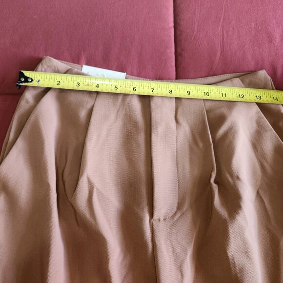 NWT A New Day Target Womens High Rise Tapered Ankle Pants Brown Rust Stretch 2R - Picture 5 of 13